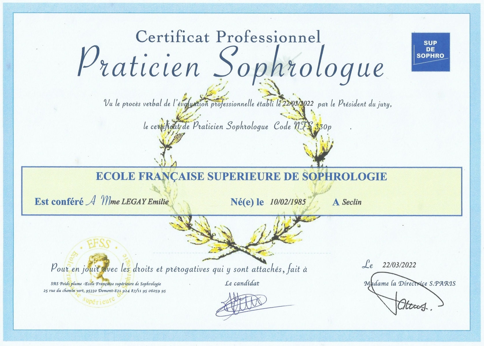 image du diplome
